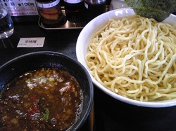 実食麺：焼干し醤油@あっ晴れ つけめん堂