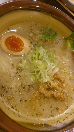 実食麺：魚介のラグーマジック塩ラーメン@三吉