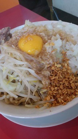 実食麺：まぜそばミドル@あっ晴れ 大府店